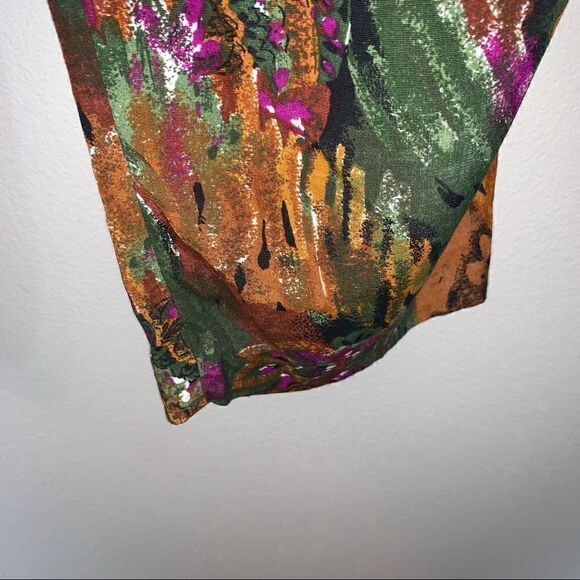 Vintage Michael & Company Abstract Print Pull On Pants - Picture 4 of 9